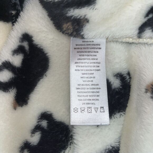 Little Blue House Black Bear Hooded Plush Fleece Robe, Women’s Large Hatley - Picture 10 of 13